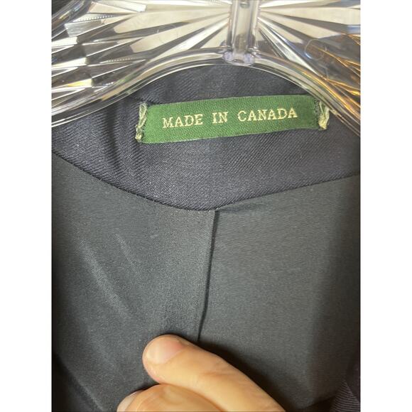 Lauren Ralph Lauren Blazer Mens 44 Short Navy Blue Wool Gold Buttons Two Button - Picture 6 of 14